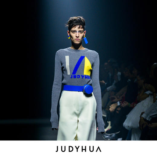 JUDYHUA 几何图案设计感针织上衣 商品图0