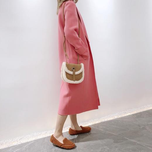 m家高级精纺樱花粉大衣9011133