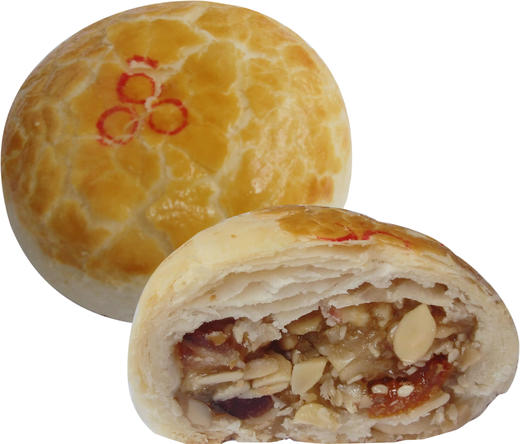 喜饼【锦上添花】（叉烧伍仁） 白苓（购买前请先咨询客服改价13724643183） 商品图1