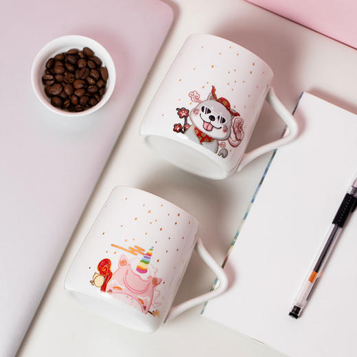 【宫里马克杯】 福禄寿萌宠陶瓷马克杯  商品图1