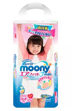 尤妮佳Moony拉拉裤 XL38(女)标准装JPY带授权招加盟代理
