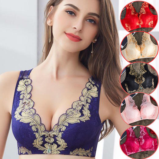 DFZ-8323秋冬调整型无钢圈文胸收副乳聚拢小胸蕾丝女士内衣 XCX 商品图0