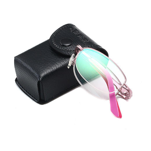 LJGOOD/骊佳 女士镶钻折叠老花镜JPY带授权招加盟代理 商品图0