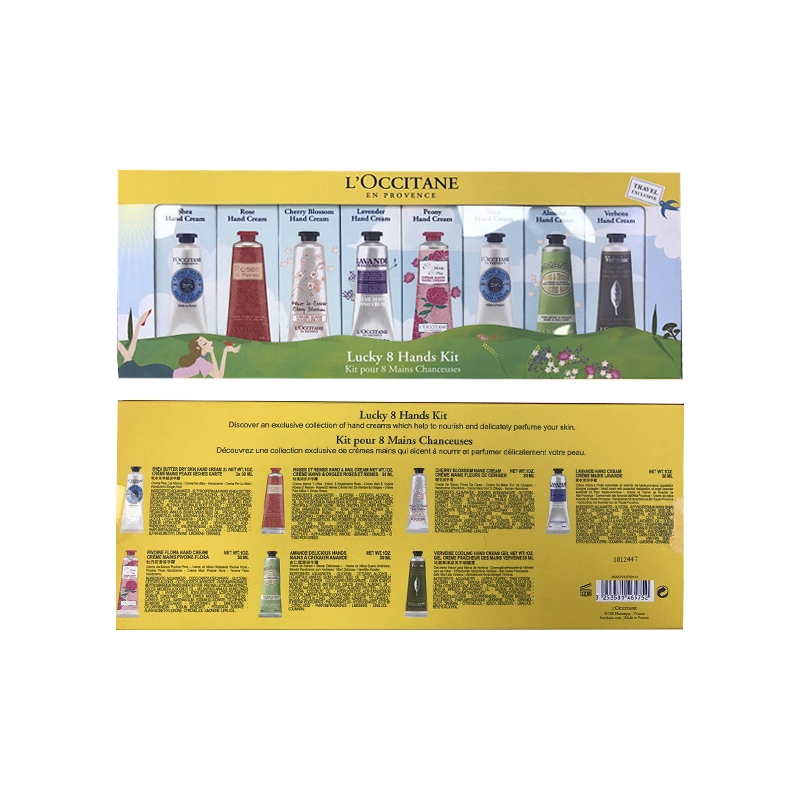 【香港直邮】L'OCCITANE/欧舒丹护手霜8件套（冬季）新老版本随机发货JPY带授权招加盟代理