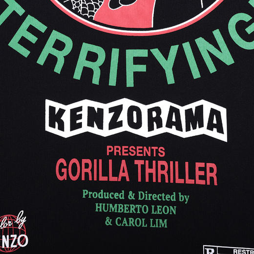 KENZO 高田贤三  通用 百搭 黑色 男卫衣 黑色 F865 SW194 4MA 99 商品图3