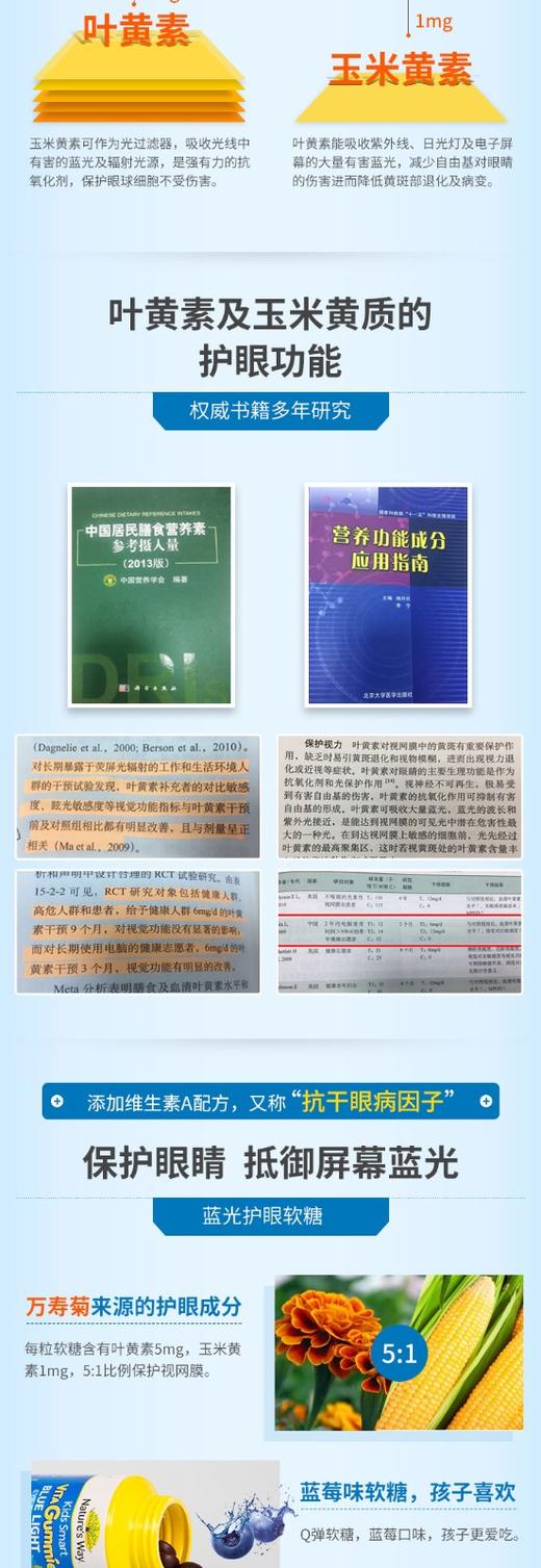 佳思敏儿童蓝光护眼软糖蓝莓味50粒JPY带授权招加盟代理 商品图5