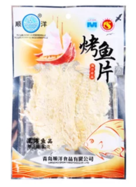 顺洋 烤鱼片 80g/袋