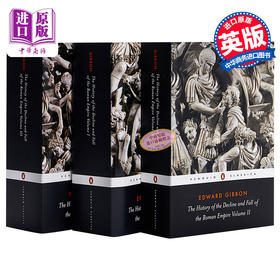 【中商原版】罗马帝国衰亡史3本1-6卷全集 套装 英文原版 History of Decline & Fall of Roman Empire 爱德华吉本