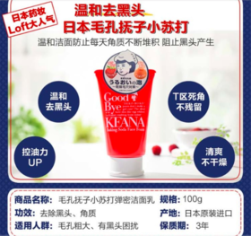 【新品推荐】【香港直邮】日本石泽研究所（ishizawa）毛孔小苏打洗面奶100g