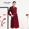 皮尔卡丹女装专柜正品秋季新款酒红色长袖连衣裙P93DL28T0
 商品缩略图0