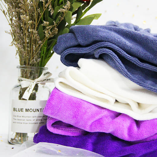 超软抹胸浴裙吸水速干灰色白色中紫葡紫 商品图9