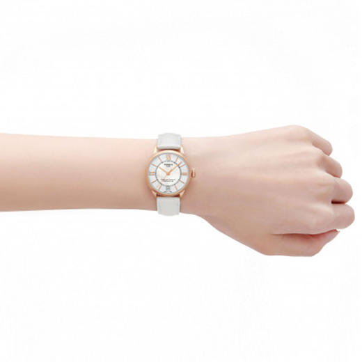 Tissot 天梭杜鲁尔系列皮带80机芯机械女表T099.207.36.118.00 商品图4