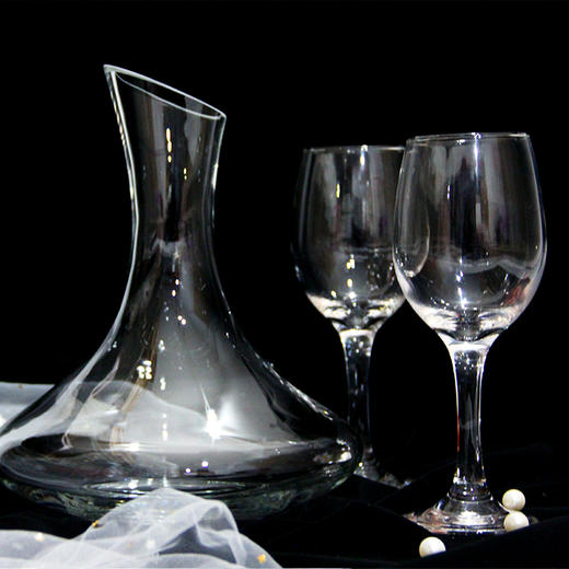 红酒杯醒酒器礼盒套装(晶白料玻璃) 商品图4