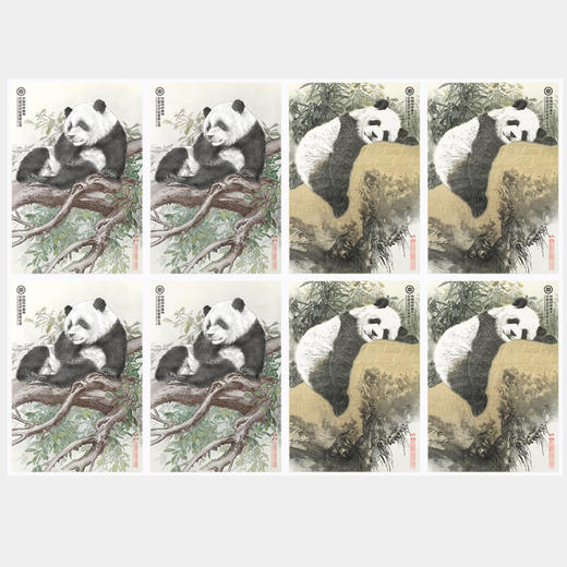 【中国印钞造币】联合国大熊猫钞艺画 商品图1