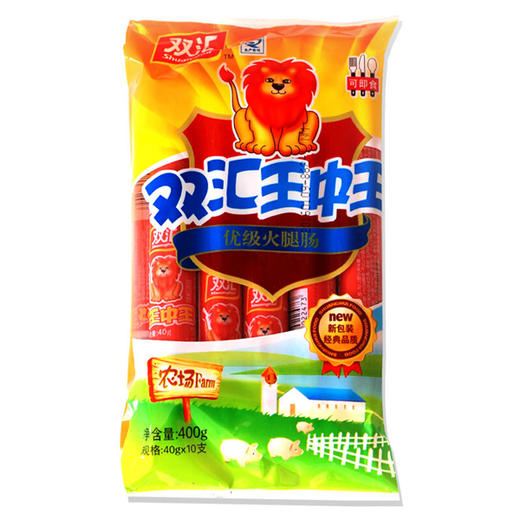 双汇王中王优级火腿肠   400g 商品图0