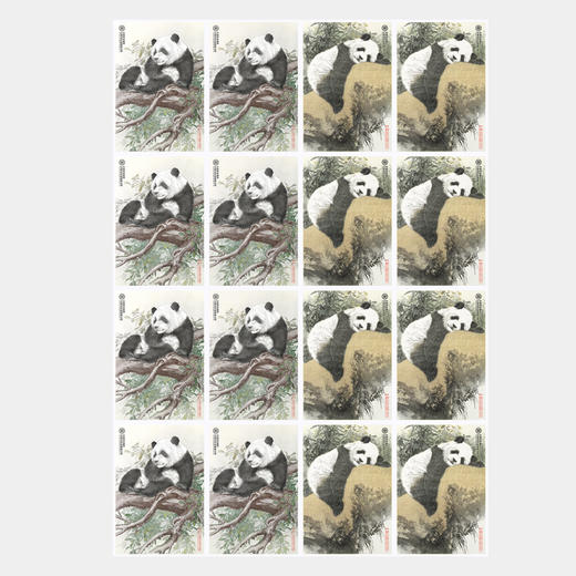 【中国印钞造币】联合国大熊猫钞艺画 商品图3