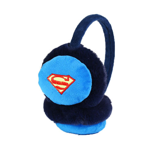 HQZZ超人新款冬季立体卡通头戴式毛绒保暖耳罩TZF 商品图4