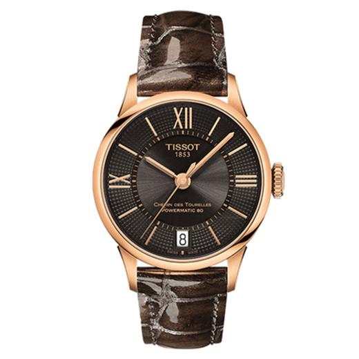 Tissot 天梭杜鲁尔系列皮带80机芯机械女表T099.207.36.448.00 商品图1