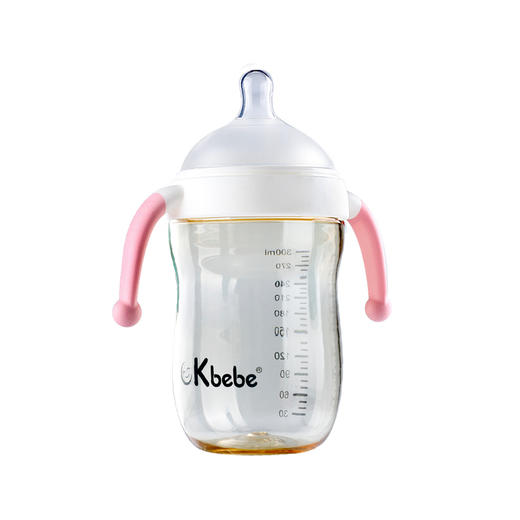 CKBEBE大口径仿母乳ppsu奶瓶耐摔280ml粉色JPY带授权招加盟代理 商品图0