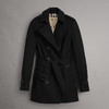 BURBERRY 博柏利 女士桑德林汉姆版型瘦版短款风衣 黑色 3900450 00100 商品缩略图0