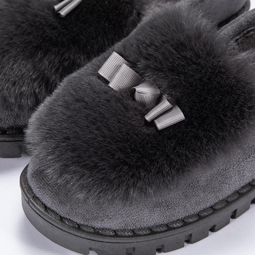 JDF-冬季包根室内棉拖防滑软底加绒保暖懒人月子鞋 商品图1