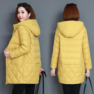 TS 969-26 中长款棉衣女时尚韩版大口袋棉服冬季新款羽绒棉棉袄保暖连帽 商品图4