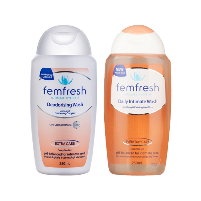 澳洲femfresh女性洋甘菊洗液+femfresh女性百合洗液 250mlJPY带授权招加盟代理