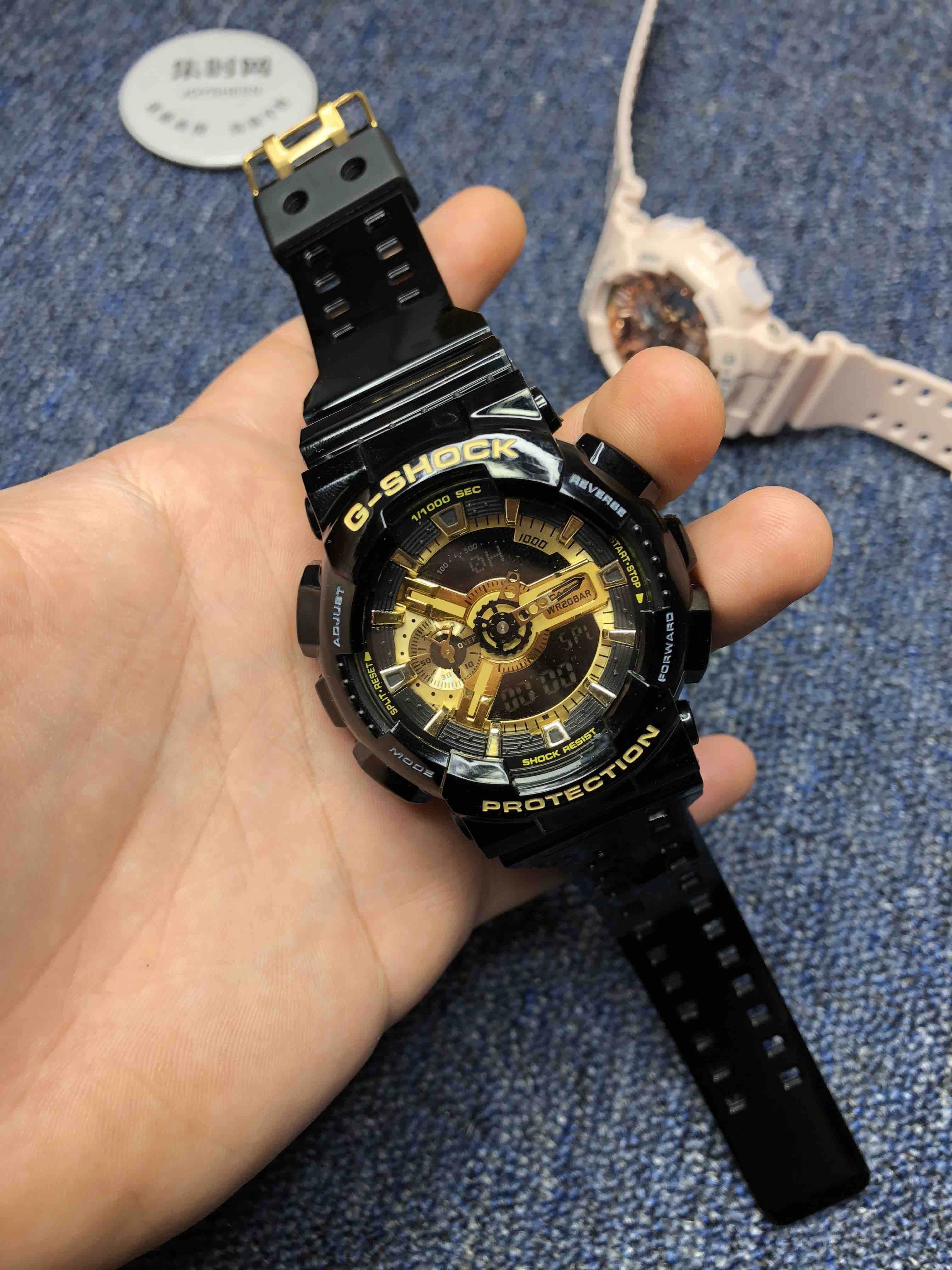 卡西欧黑金情侣热卖款ga-110 卡西欧g-shock--经典防震表盘设计独角兽