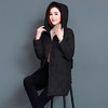 TS 969-26 中长款棉衣女时尚韩版大口袋棉服冬季新款羽绒棉棉袄保暖连帽 商品缩略图2