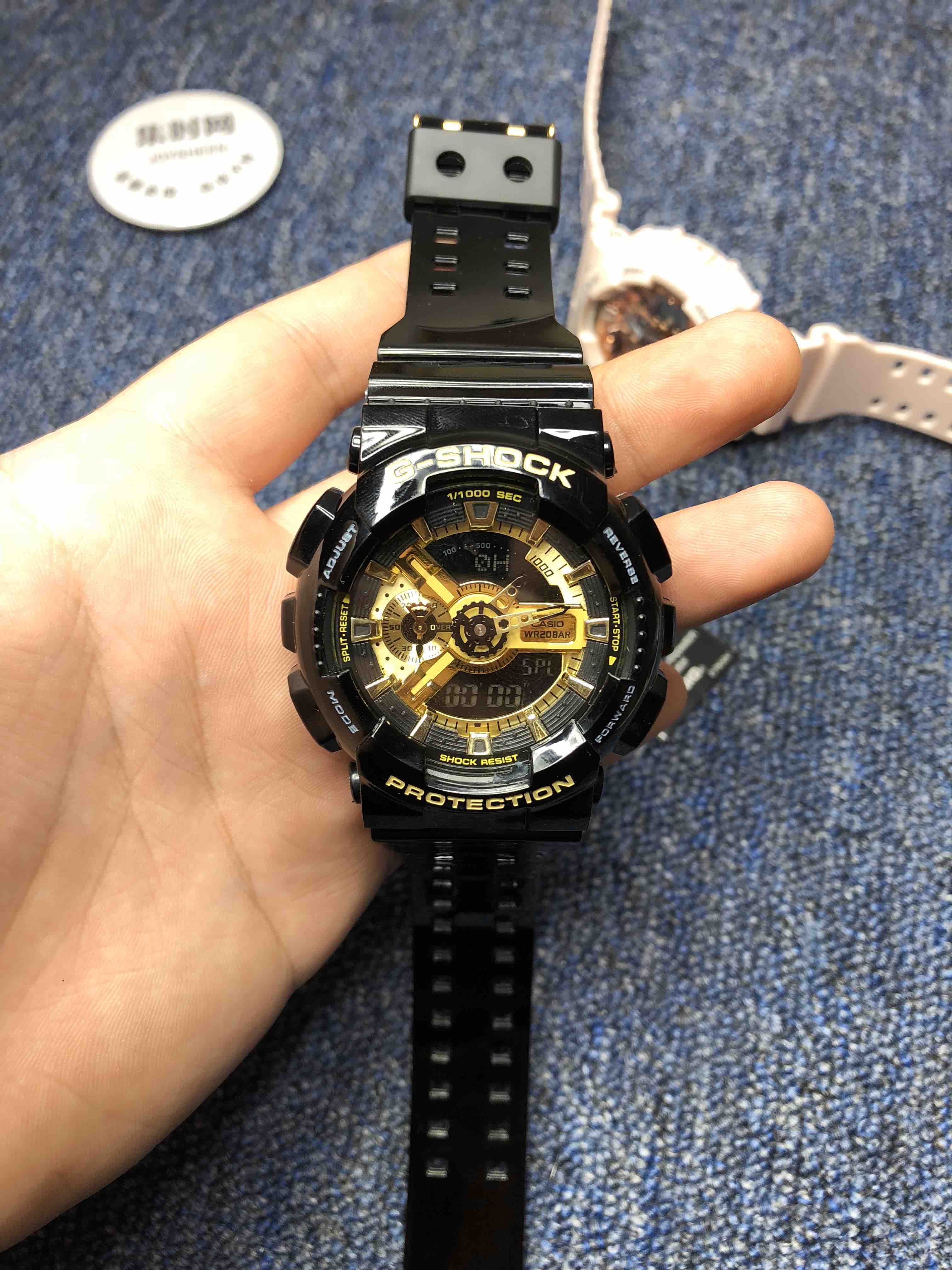 卡西欧黑金情侣热卖款ga-110 卡西欧g-shock--经典防震表盘设计独角兽