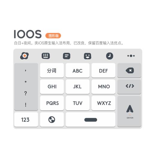《iOOS》安卓苹果双版本 / 类iOS原生输入法 / 百度输入法 商品图0