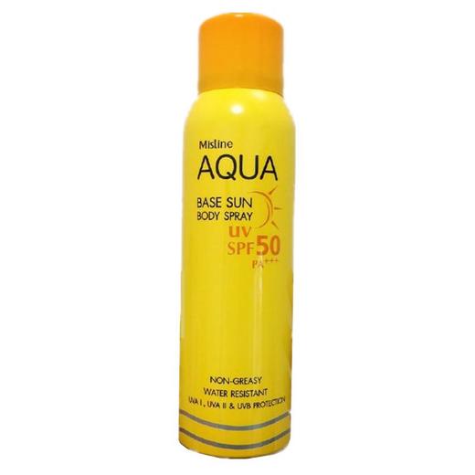 【香港直邮】泰国Mistine AQUA防晒喷雾多重防护隔离全身可用SPF50/PA+++ 100mlJPY带授权招加盟代理 商品图0