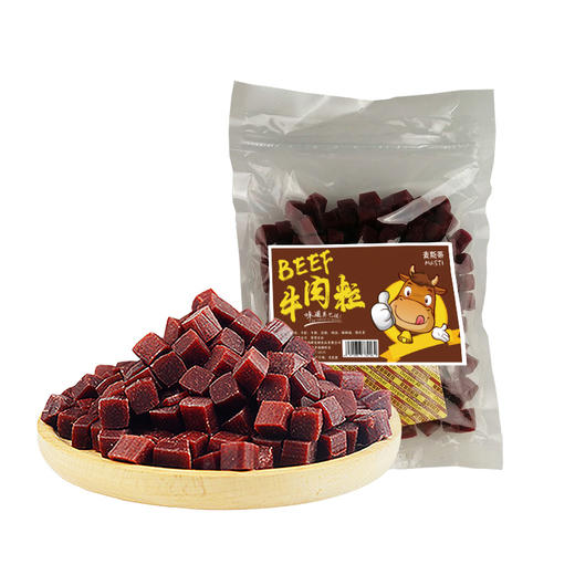 麦斯蒂牛肉粒牛肉条宠物金毛泰迪猫咪零食训练磨牙棒狗粮通用型 商品图3