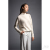 #1986 Half-neck Baby Cashmere Sweater 半高领小山羊绒毛衣 白 商品缩略图5