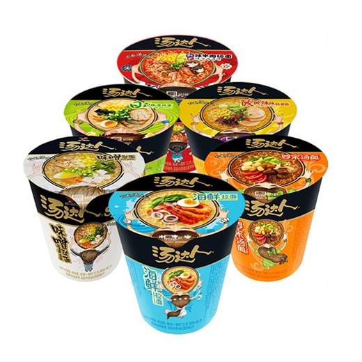 香浓骨汤 统一方便面汤达人杯面6口味可选12杯整箱