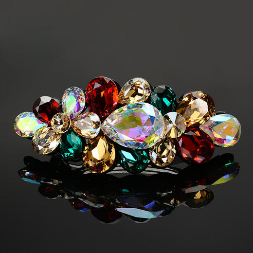 LBE-thj719新款水钻发饰韩版精品弹簧夹发卡头饰高档水晶发夹 商品图8