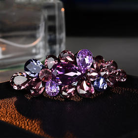 LBE-thj719新款水钻发饰韩版精品弹簧夹发卡头饰高档水晶发夹