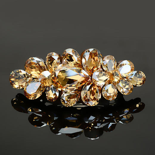 LBE-thj719新款水钻发饰韩版精品弹簧夹发卡头饰高档水晶发夹 商品图5