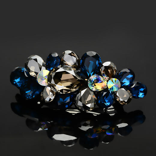 LBE-thj719新款水钻发饰韩版精品弹簧夹发卡头饰高档水晶发夹 商品图6