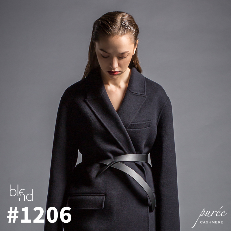 #1206 Boyfriend Blazer 男友风松身长夹克(含定制腰带) 午夜深蓝