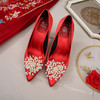 QGMR-H1473新款红色宴会女式高跟鞋TZF 商品缩略图0