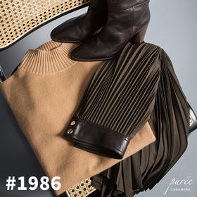 #1986 Half-neck Baby Cashmere Sweater 半高领小山羊绒毛衣 布蕾暖驼