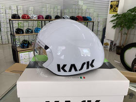 意大利进口Kask - Bambino班比露 PRO 短尾气动铁三 头盔 带镜片适合亚洲人头型 不能退