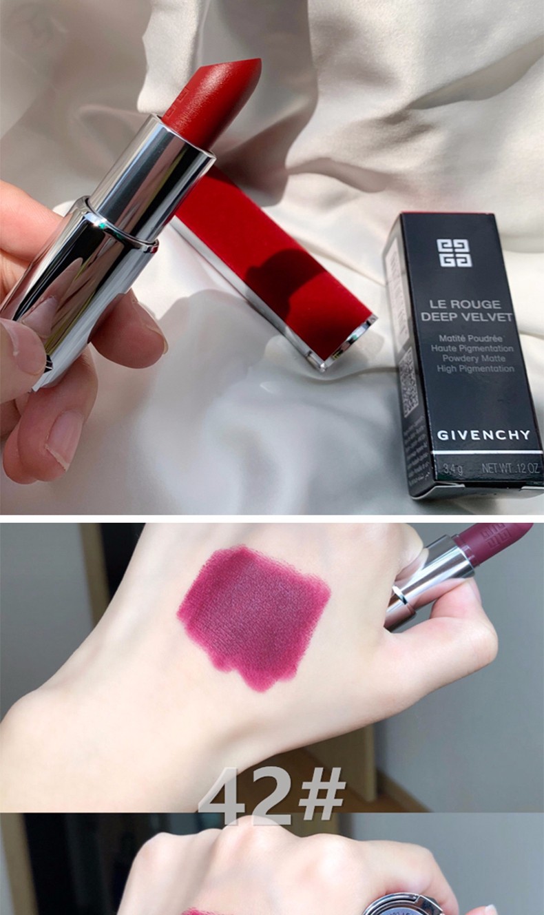 香港直邮givenchy纪梵希2019秋季限量版丝绒唇膏n33