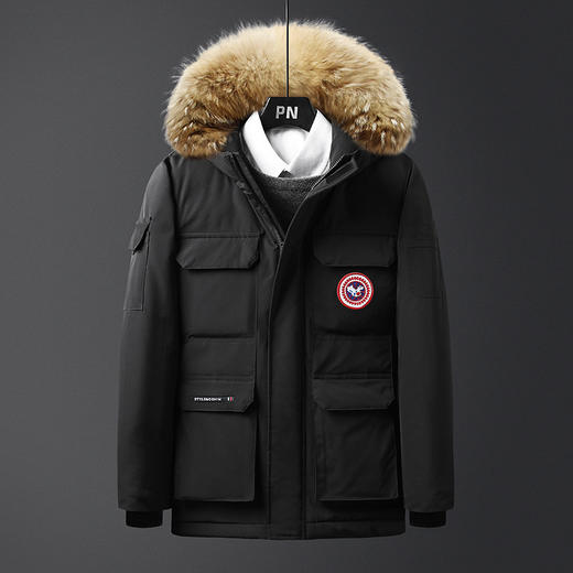 棉衣男士冬季外套户外情侣款运动工装上衣羽绒棉服男 商品图2