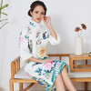 QC-1697738秋冬新款盘扣优雅旗袍裙 商品缩略图0