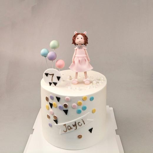 定制小公主蛋糕（翻糖人偶） 商品图0