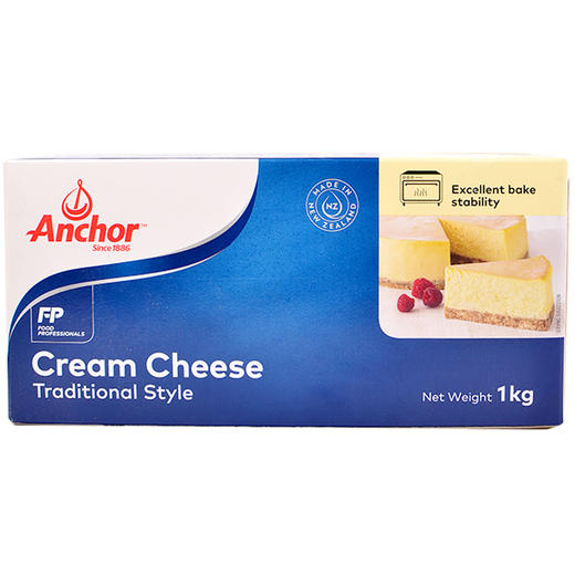 安佳奶油干酪1kg  cream cheese奶油芝士奶酪进口乳酪 商品图2