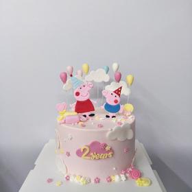 定制佩奇乔治（翻糖玩偶）