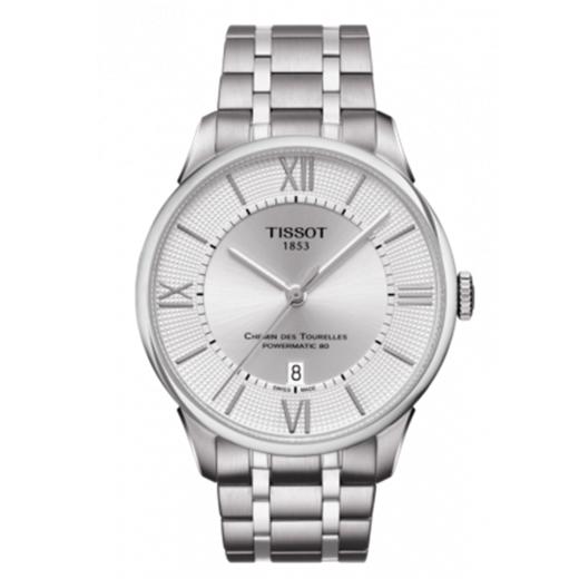 Tissot 天梭杜鲁尔系列钢带80机芯机械男表T099.407.11.038.00 商品图0